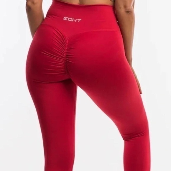 ECHT Pink Scrunch Leggings - Picture 10 of 10